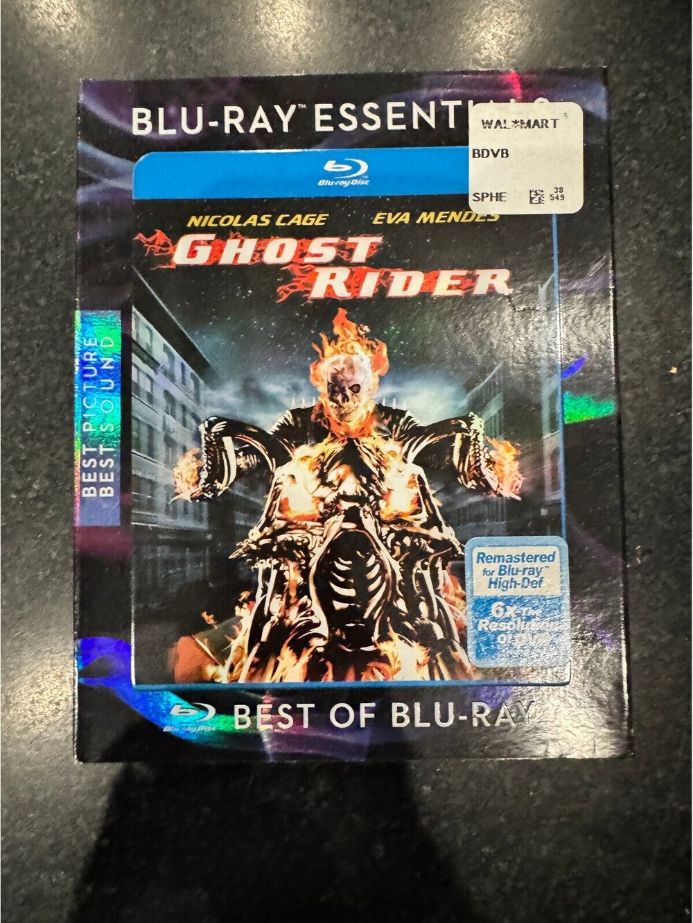 Ghost Rider (Blu-ray, 2007) Nicolas Cage - Sony Essentials w/ Slipcover